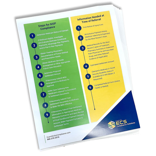 MSA Decision / CP Chart, pack of 25
