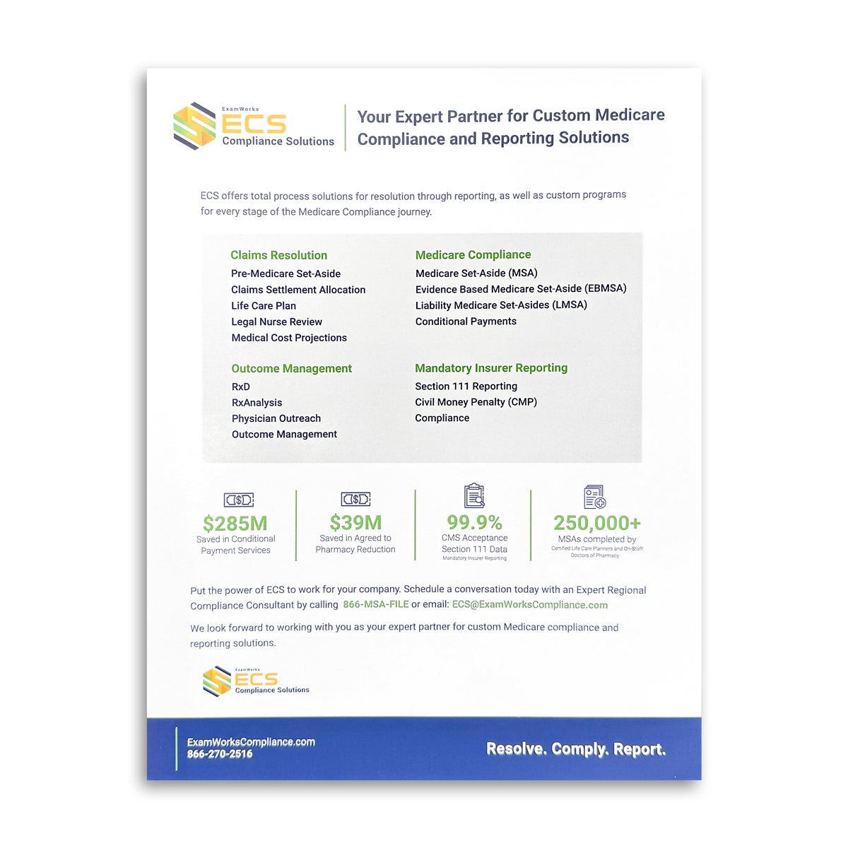 ECS Medicare Compliance Brochures, pack of 25