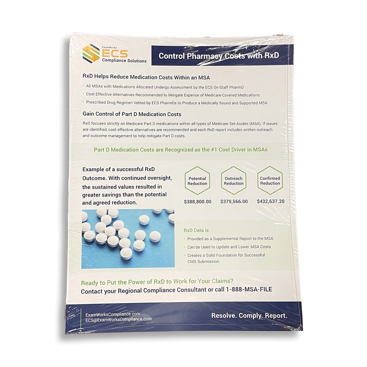 Literature, RxD, pack of 25
